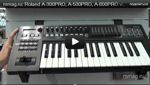 Видео-обзор MIDI-клавиатур Roland A-300PRO, A-500PRO и A-800PRO на Namm Musikmesse Russia 2012