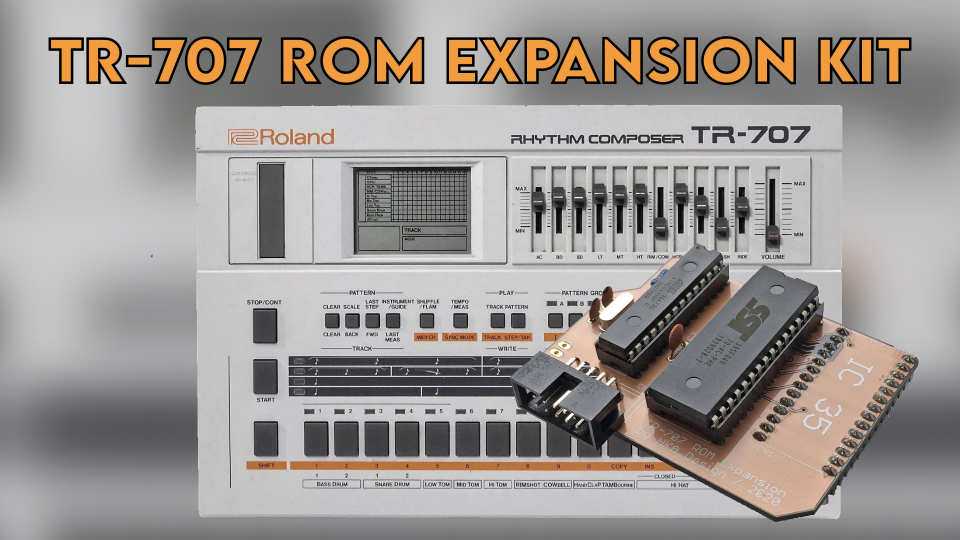 Как превратить TR-707 в TR-808? Апгрейд винтажной классики от Harry Axten