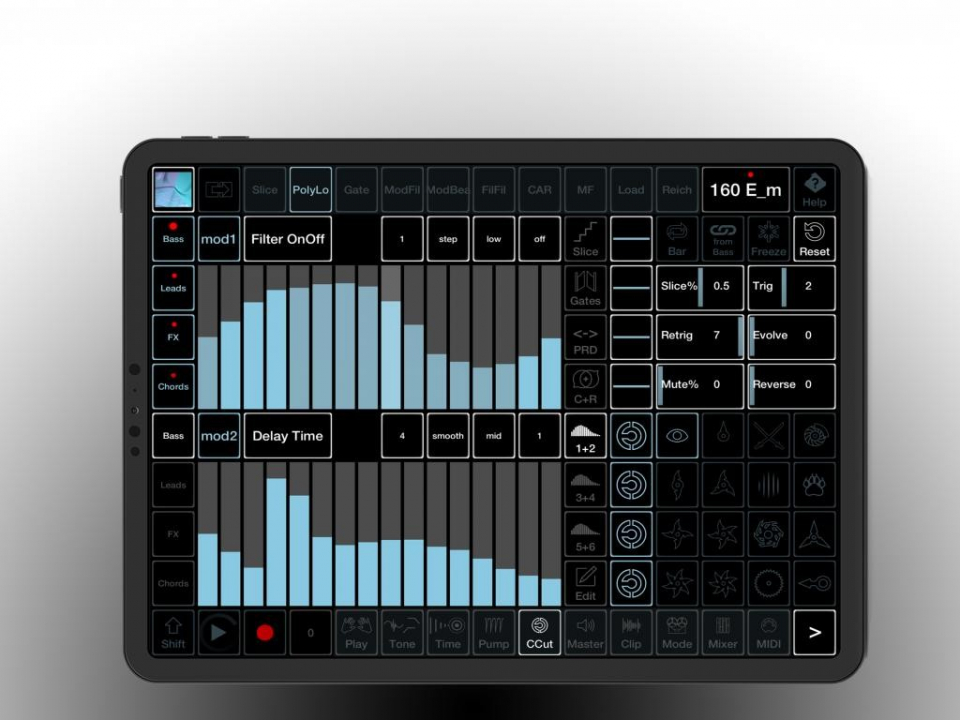 Jamm Pro - грувбокс для iPad от Coldcut и Ninja Tune.