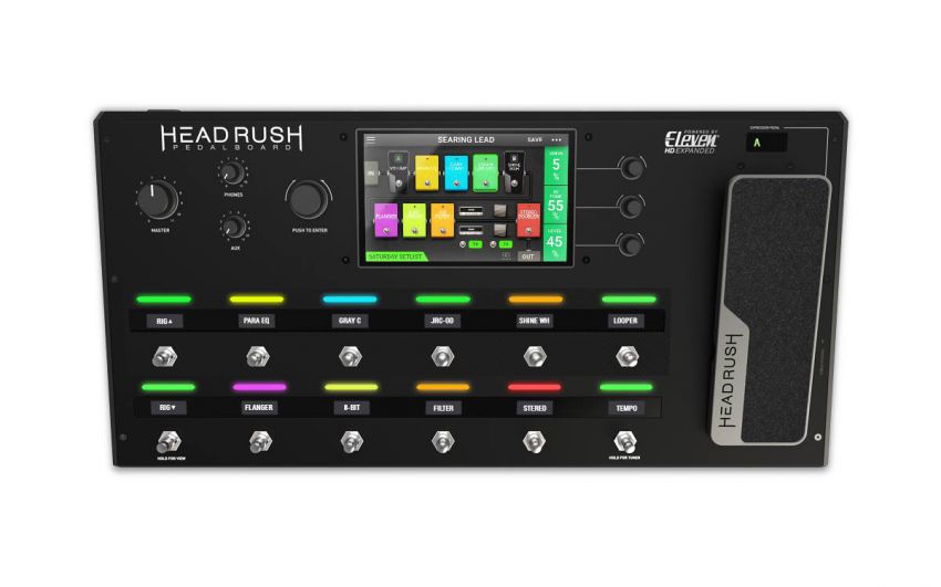 NAMM 2017: HeadRush Pedalboard - гитарный стомп-бокс с сенсорным управлением