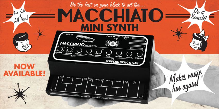 Карманный синтезатор Macchiato от Zeppelin Design Labs