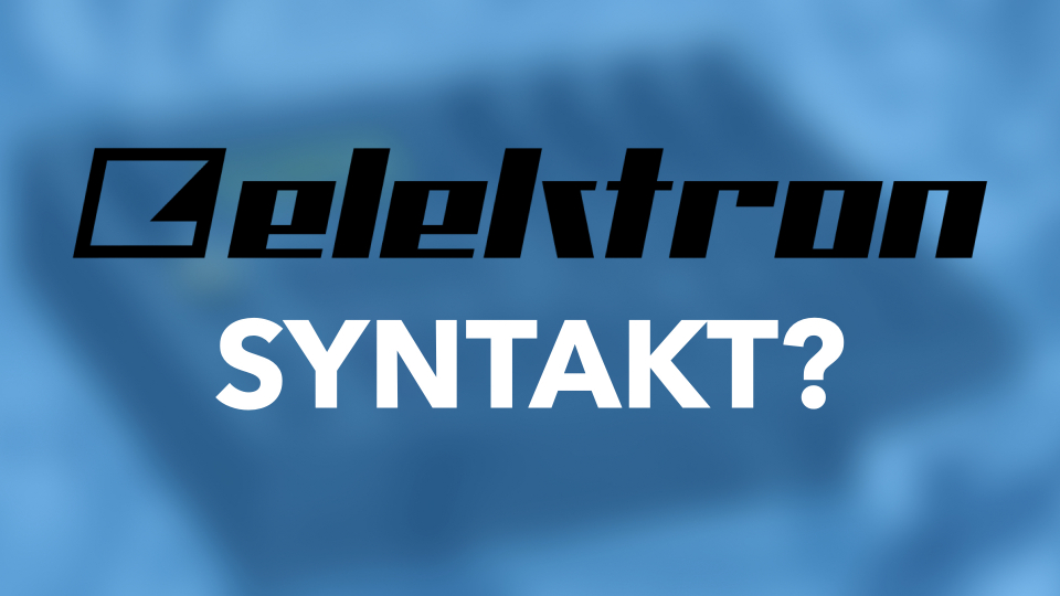 Elektron зарегистрировали торговый бренд Syntakt